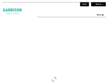 Tablet Screenshot of garrisonpub.co.nz